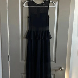 Excellent Condition Gianni Bini Black Mesh Dress